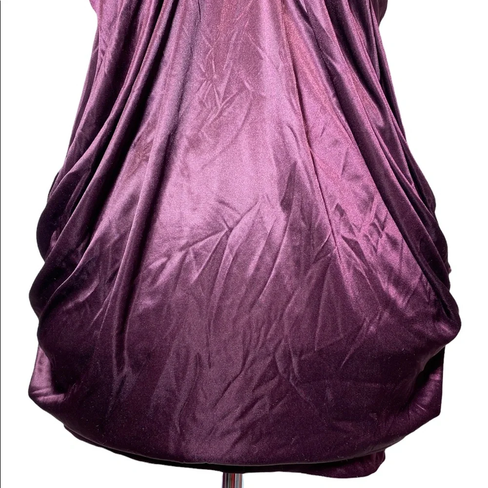 Vintage Satin Leopard Purple Baby Doll Lingerie Chemise Slip Pajama Dress Medium - Picture 10 of 12